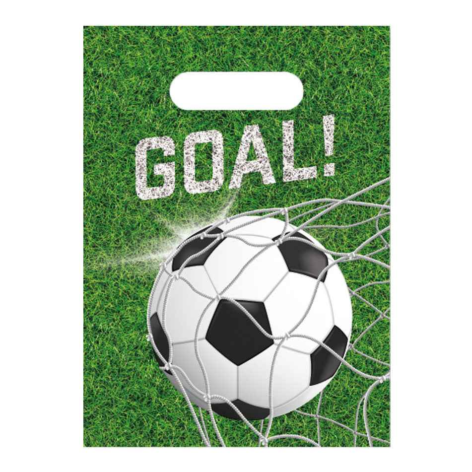 Globos Fußball-Spenderbeutel – 6 Stück.