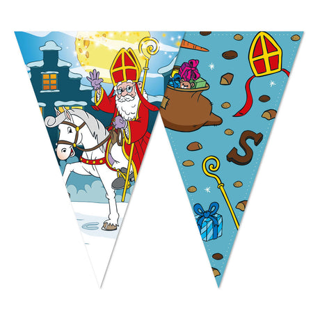 Globos-Flaggenlinie zweiseitig Sinterklaas - 10m