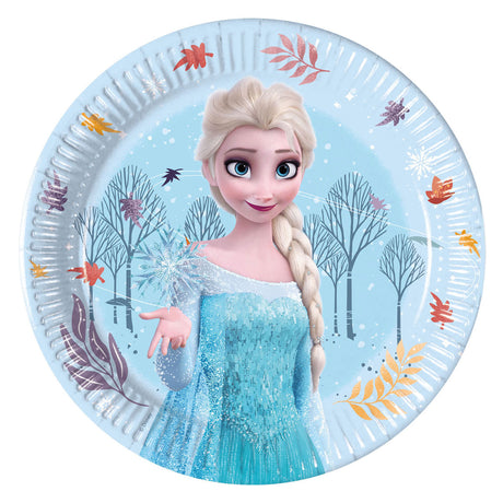 Globos Pappteller 20cm Frozen Idyllisches Wunder - 8 Stk.