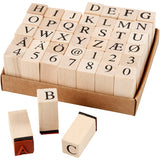 Creativ Firmenstempel, Größe 13x13 mm, ca. 8 mm, 42 Teile, 1 Box