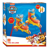Mondo Paw Patrol Tri Inline-Skates, Größe 29-32