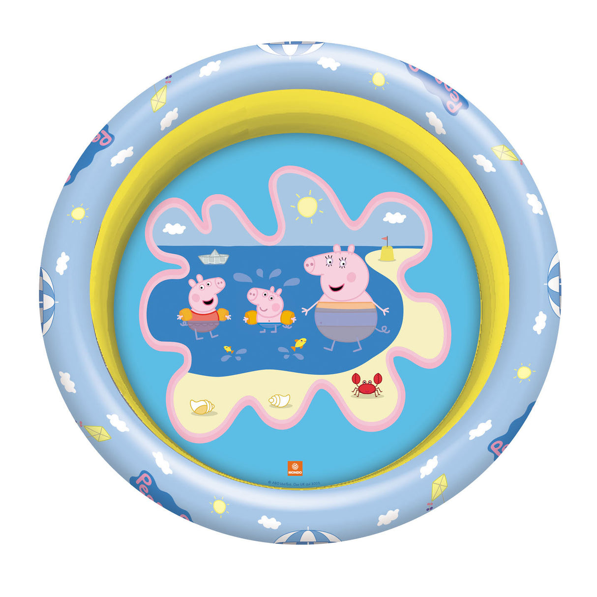 Mondo Peppa Pig Swimming Pool 3-Rings, 100cm