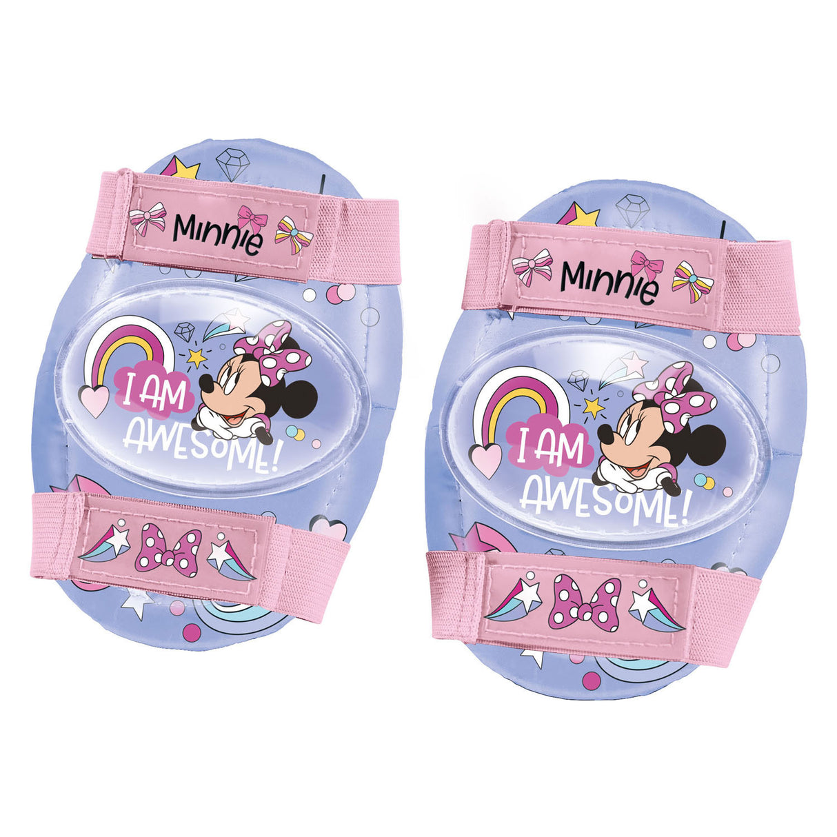 Mondo Minnie roller skating with protective set