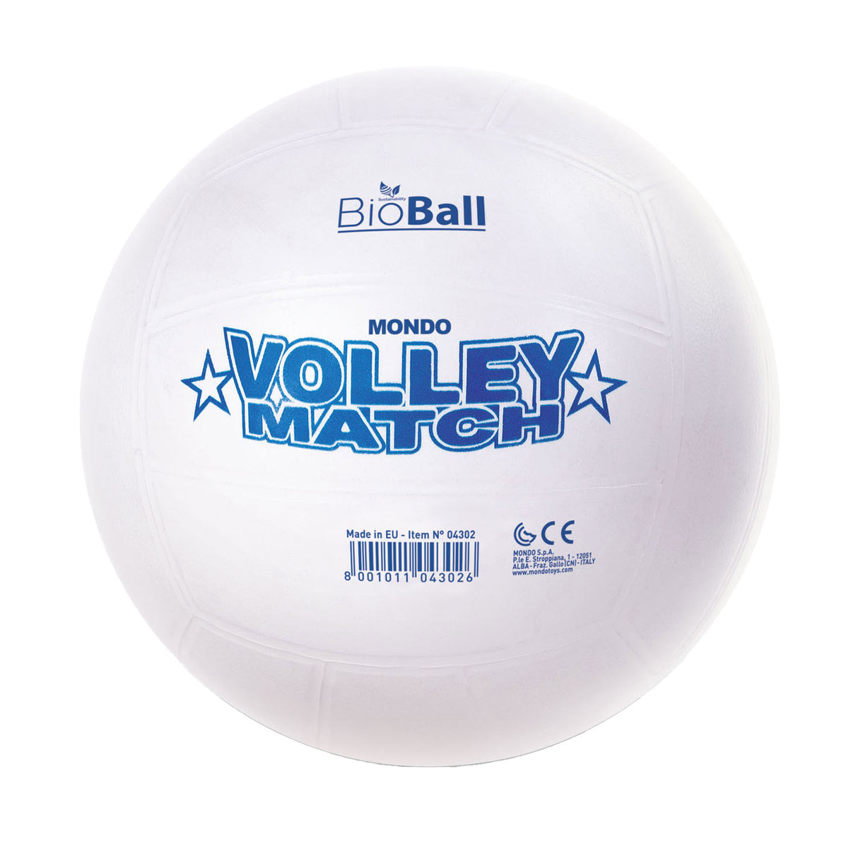 Match de volleyball Mondo blanc, 23 cm