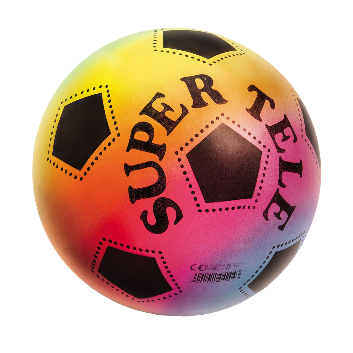 Mondo Football Super Tele Regenboog, 23 cm