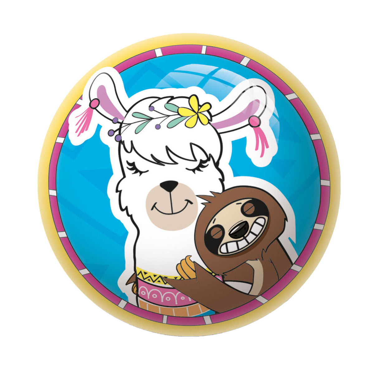 Mondo Dekokugel kleines Alpaka Einhorn Faultier, 6cm