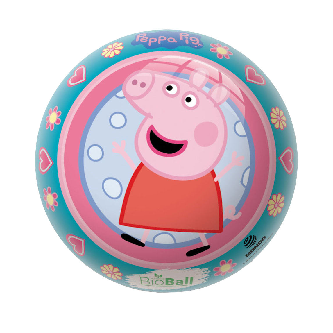 Mondo peppa pig balletje 14 cm doorsnee