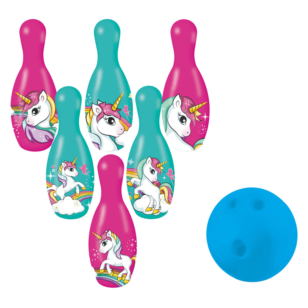 Mondo Bowling Set Unicornio, 7dlg.