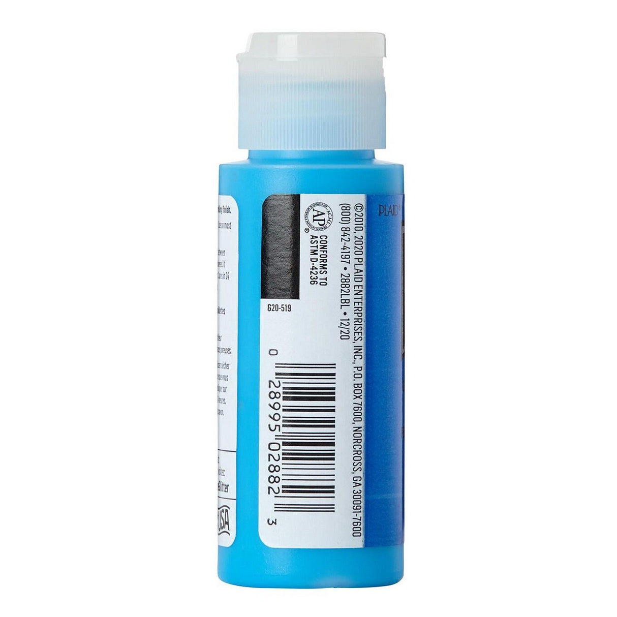 Folkart • Acrylfarbe mit extremem Glitzer, Robin's Egg Blue, 59 ml