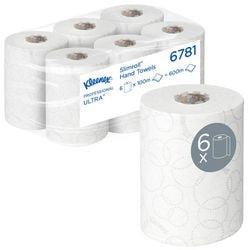 Papieren handdoeken kleenex ultra slimroll 6781 papier