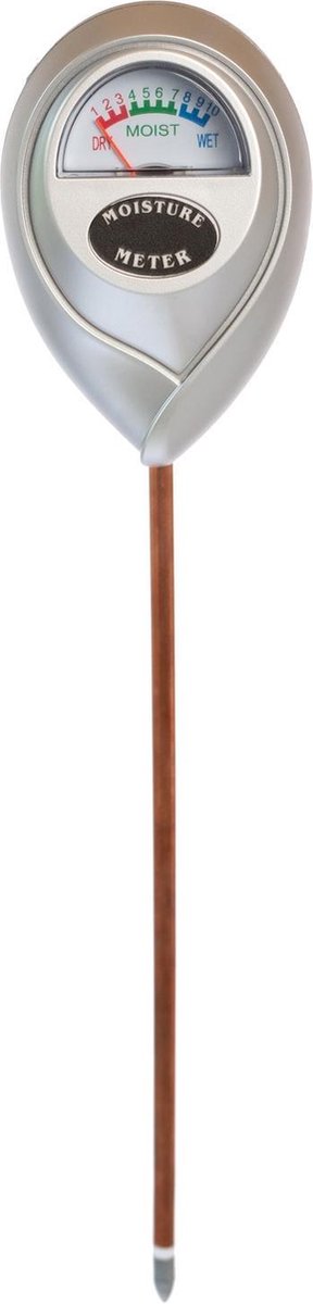 Natur - Feuchtigkeitsmesser - Hygrometer - Grau - H27 x 6 x 3,5 cm