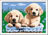 Ravensburger Creart Painting bei Number - süße Welpen