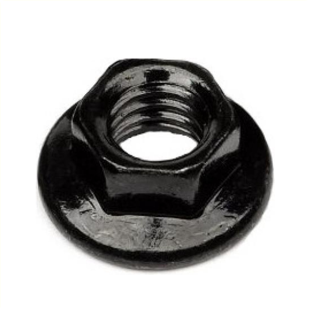 Nut for spieloos cranket with flange