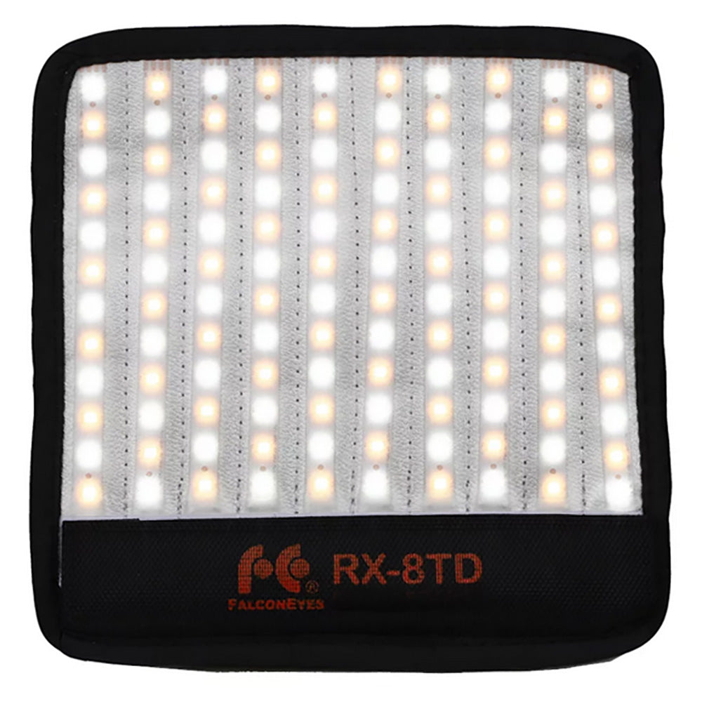 Falcon Eyes Flexible BIOR-LED-LED-Panel Rx-8td inkl. Batterie und Softbox