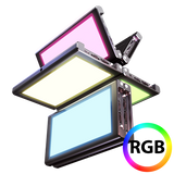 Falcon Eyes RGB LED -Lampe Pockelit F7 Falt