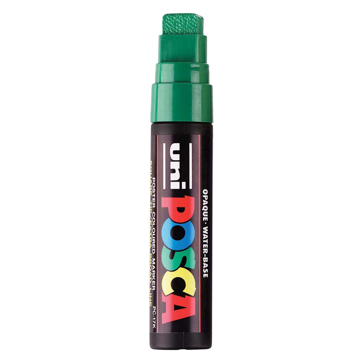 Uni-Posca Posca-Marker, Größe PC-17k, Strichstärke 15 mm, extra breit, grün, 1 Stück