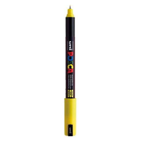 Uni Posca Marker PC-1MR gelb – extra fein 0,7 mm