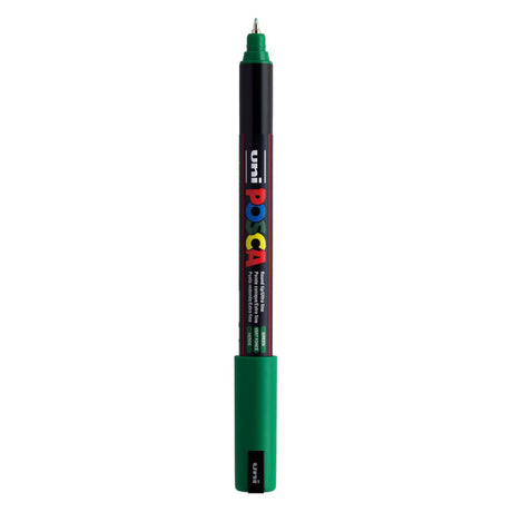 Uni Posca Marker PC-1MR dunkelgrün – extra fein 0,7 mm