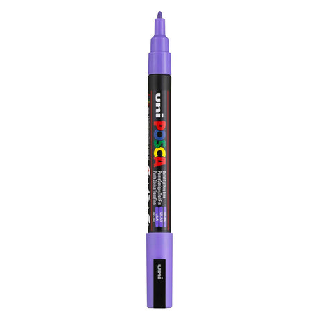 Uni-Posca Posca-Marker, Größe PC-3m, Strichbreite 0,9–1,3 mm, fein, lila, 1 Stück