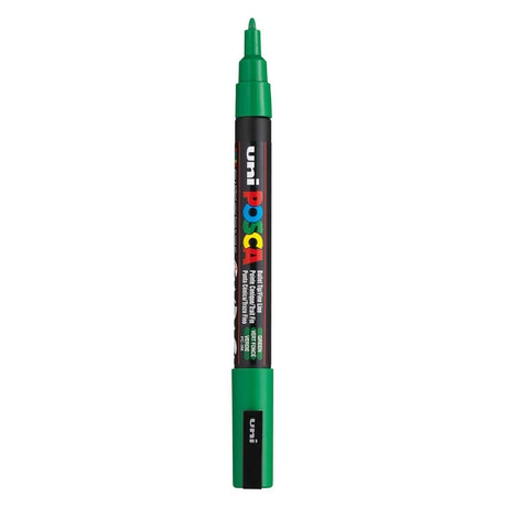 Uni-Posca Posca-Marker, Größe PC-3m, Strichbreite 0,9–1,3 mm, fein, grün, 1 Stück