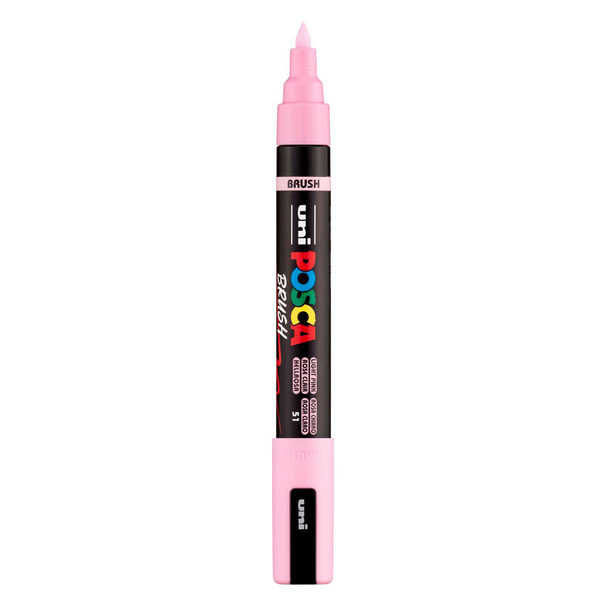 Uni posca brushmarker pc5br lichtroze - brushpunt 1-4 mm