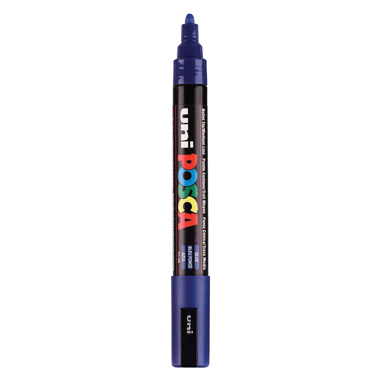 Uni-Posca Posca-Marker, Größe PC-5m, Strichstärke 2,5 mm, mittel, blau, 1 Stück