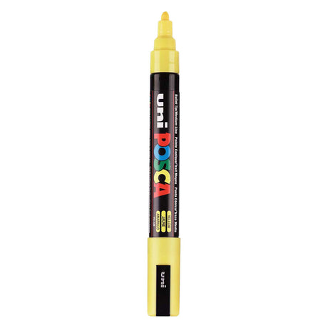 Uni-Posca Posca-Marker, Größe PC-5m, Strichstärke 2,5 mm, mittel, gelb, 1 Stück