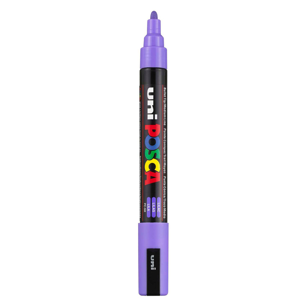 Uni-Posca Posca-Marker, Größe PC-5m, Strichstärke 2,5 mm, mittel, lila, 1 Stück