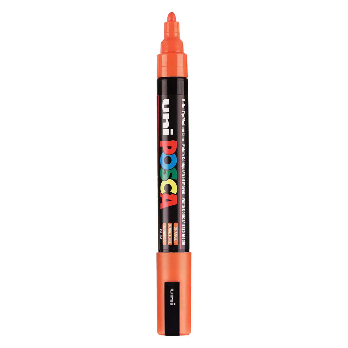 Uni-Posca Posca-Marker, Größe PC-5m, Strichstärke 2,5 mm, mittel, orange, 1 Stück