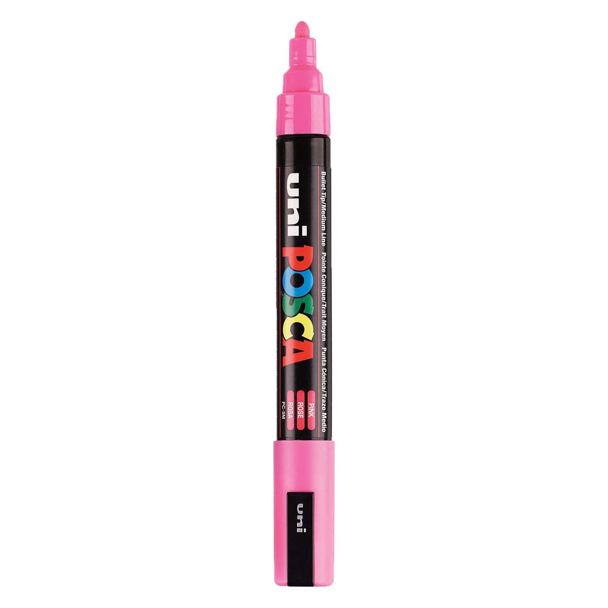 Uni-Posca Posca-Marker, Größe PC-5m, Strichbreite 2,5 mm, mittel, rosa, 1 Stück