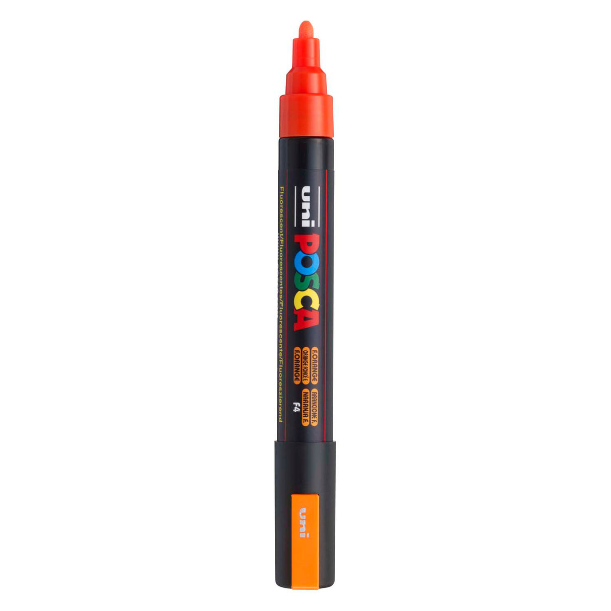Uni posca verfmarker pc5m neon oranje - conische punt 2,5 mm
