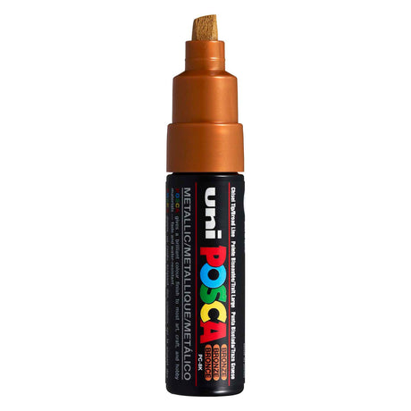 Uni-Posca Posca-Marker, Größe PC-8k, Strichstärke 8 mm, breit, Bronze, 1 Stück