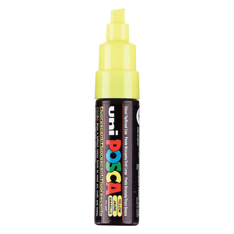 Uni-Posca Posca-Marker, Größe PC-8k, Strichstärke 8 mm, breit, gelb, 1 Stück