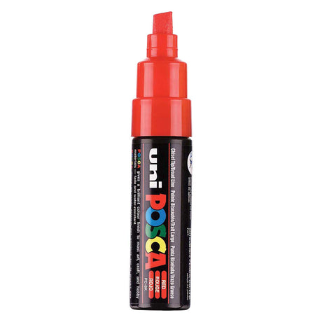 Uni-Posca Posca-Marker, Größe PC-8k, Strichstärke 8 mm, breit, rot, 1 Stück