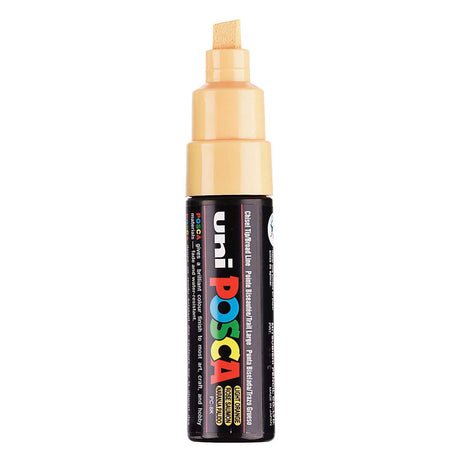 Uni-Posca Posca-Marker, Größe PC-8k, Strichstärke 8 mm, breit, hellorange, 1 Stück