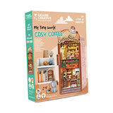 Graine creative graine 3d scene cosy coffee book nook modelbouwpakket