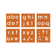 Graine kreative Graine-Vorlagen Alphabet klein
