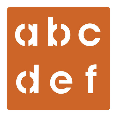 Graine kreative Graine-Vorlagen Alphabet klein