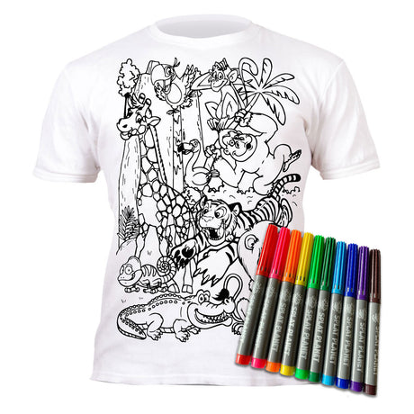 Splat Planet T-Shirt Farbset Zoo 3 - 4 Jahre