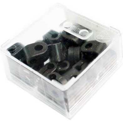 Bofix-Box mit 12 PVC-Gewindestangenklemmen