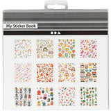 Creativ Company Stickerbuch, ganzjährig, Blatt 15x16,5 cm, 12 Blatt 1 Stück
