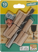 Wolfcraft Dübelset | ø10mm | 25-teilig | 1 Satz - 2918000