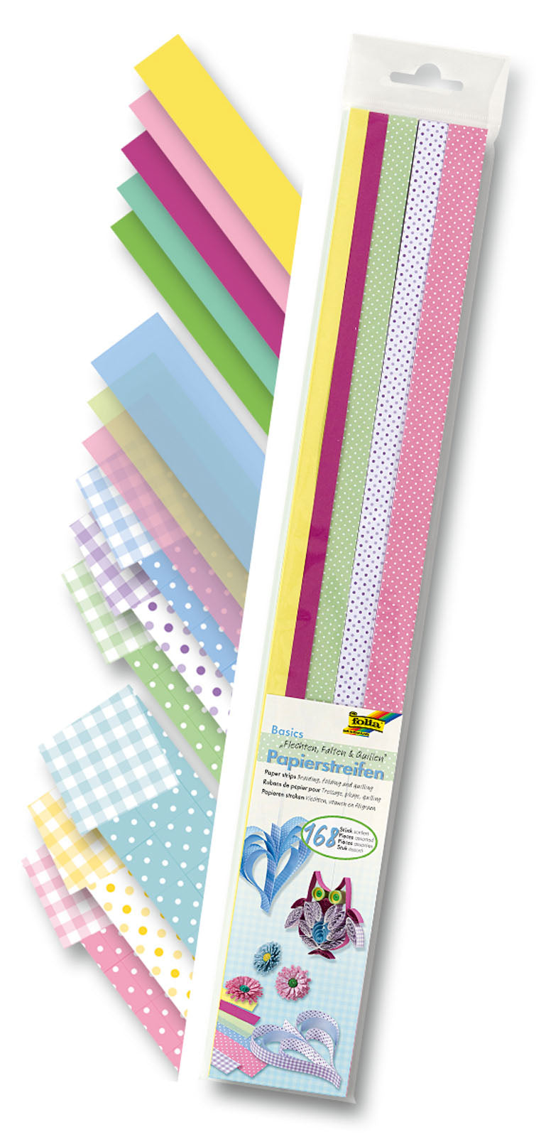 Folia • Papierstreifen x168 sortiert Basic