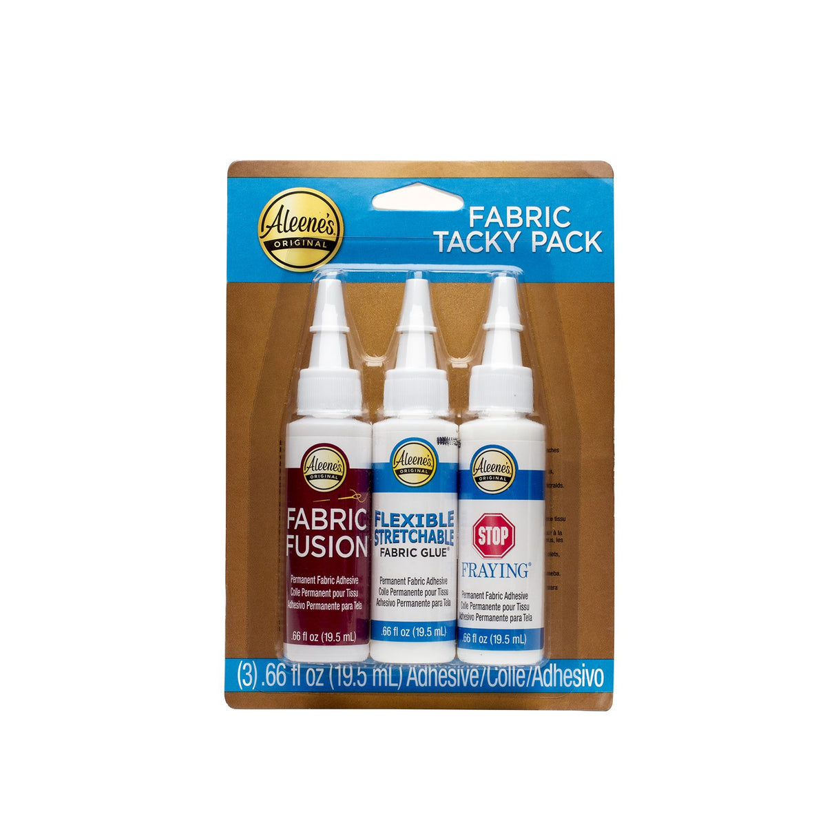 Aleene's • Spezialklebestoff für Textilien, Probepackung, 3 Stück