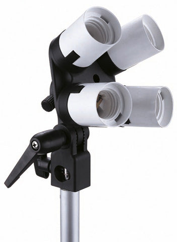 Falcon Eyes Lampenhalter LH-4E27LS 4 x E27 mit Kipphalterung