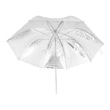 Falcon Eyes Flitsparaplu UR-48S Silber Weiß 122 cm