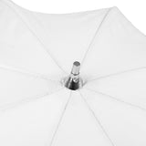 Falcon Eyes Flitsparaplu UR-48S Silber Weiß 122 cm