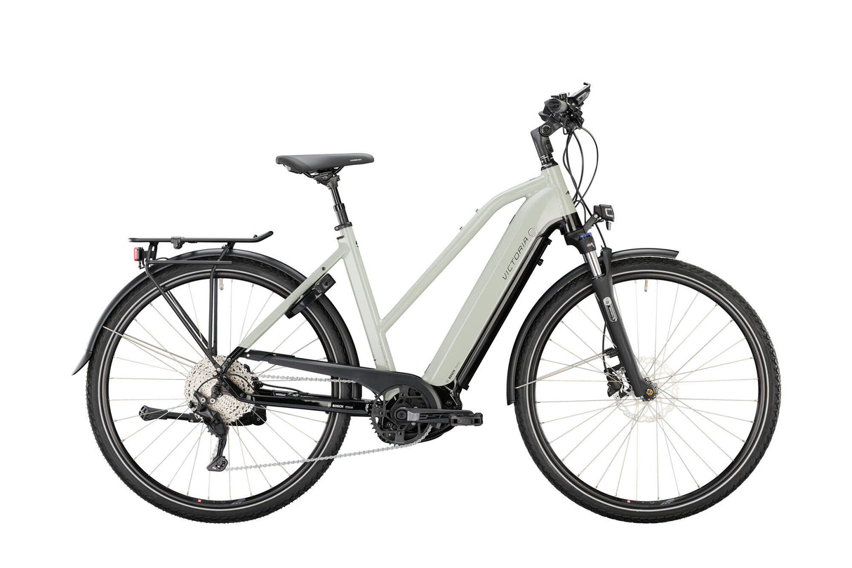 Victoria Elektro-Trekkingrad Etrekking 12,9 Mod. 22 E-Bike-Vict. E-Pull. 12,9 28 53 Stufen. 10sp grau