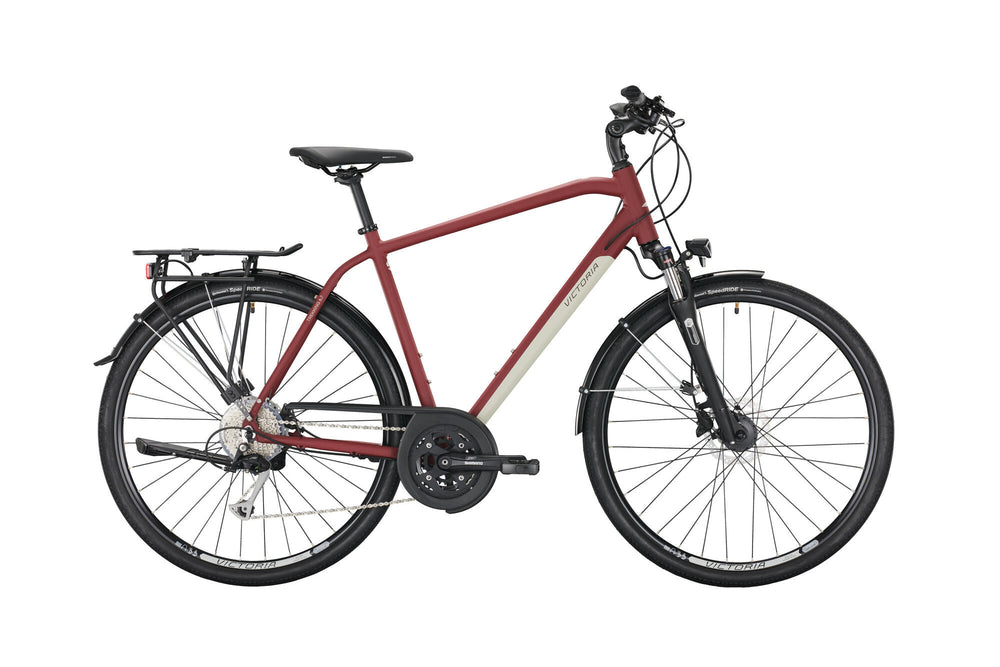 Victoria Trekkingrad Trekking 6,7 mod. 22 Fahrrad Vict.Trekking 6,7 28 56 Durchm. 27fach rot matt