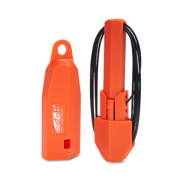 M-Wave Tools einziehbare Kabelführung, orange